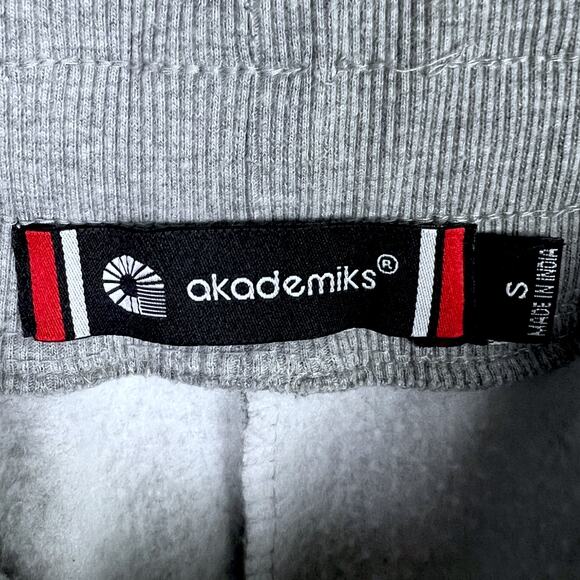 Y2K Vintage Akademiks Mens Light Gray Jogger Sweatpants - Size Small - Picture 7 of 8